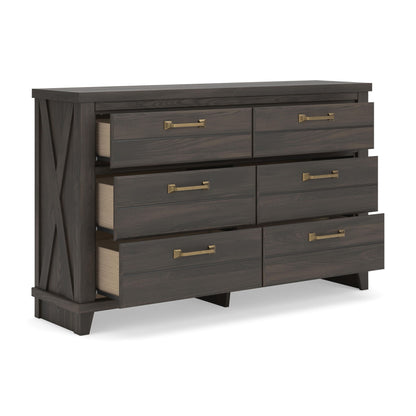 Brazen Valley - Six Drawer Dresser