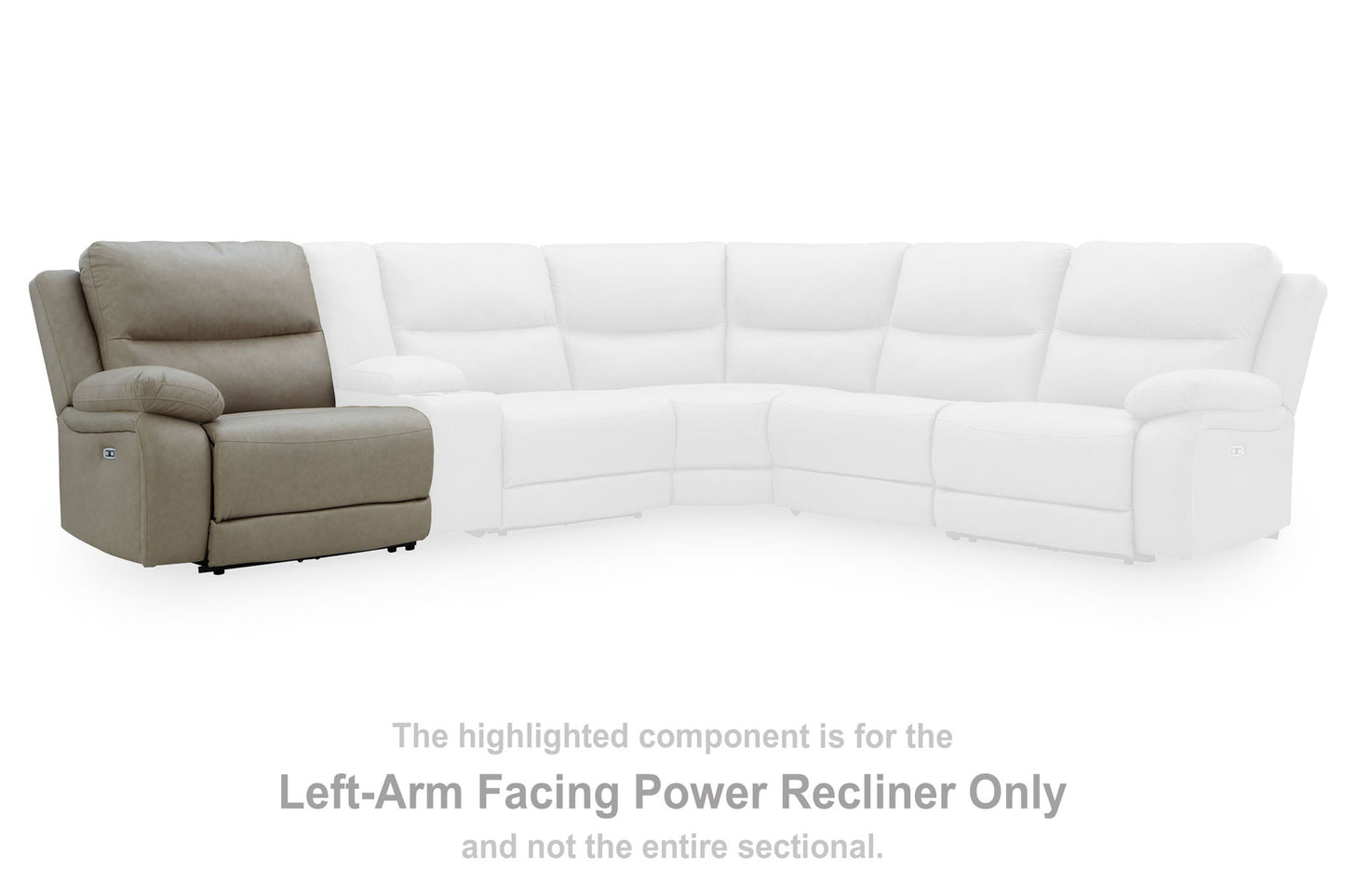 Brannigan - LAF Zero Wall Power Recliner - Pebble