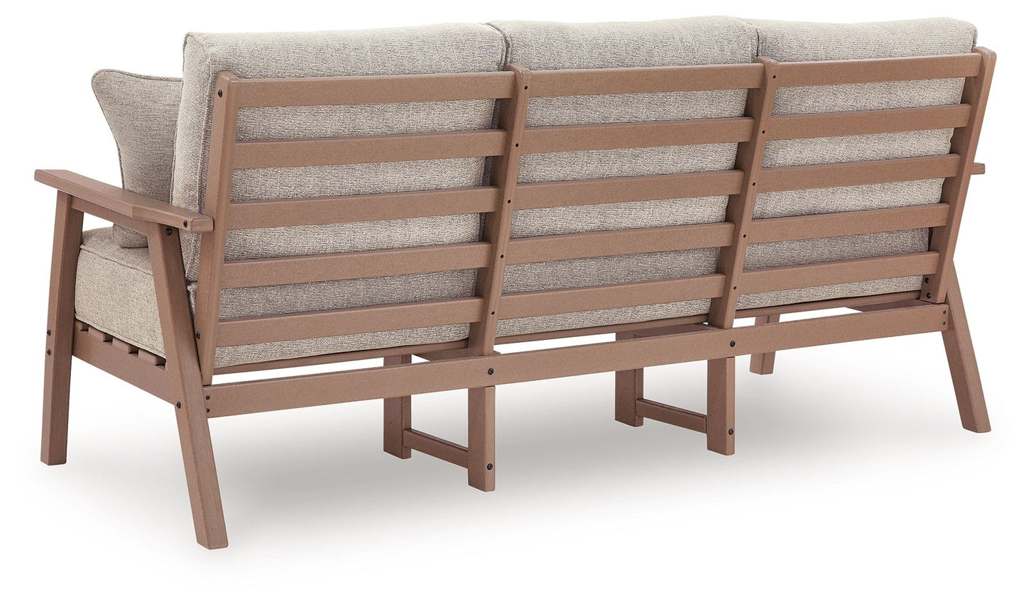 Cliffs Beach - Sofa With Cushion - Driftwood