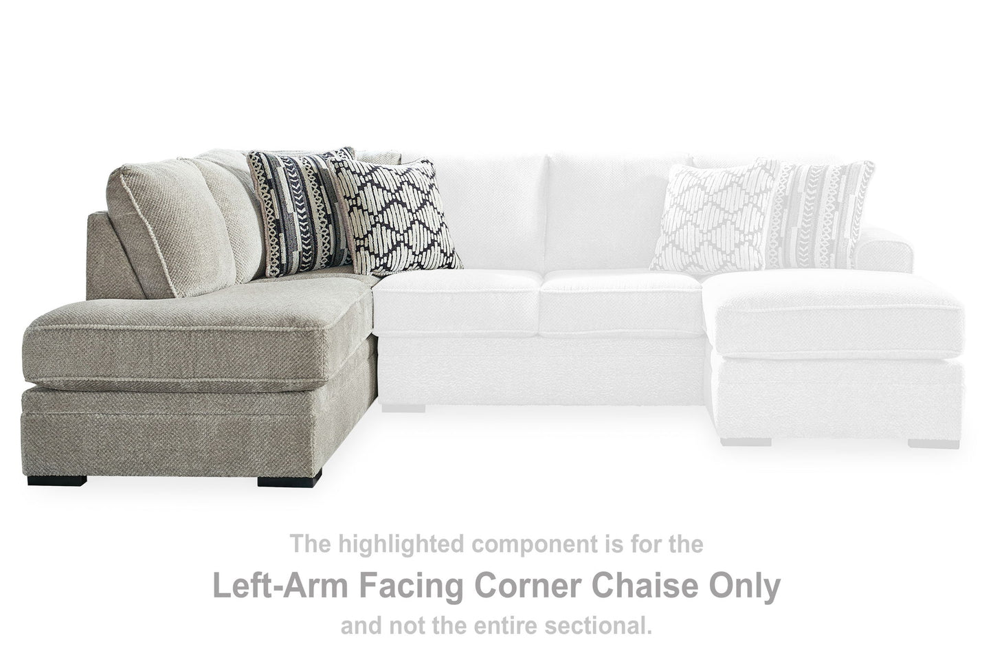 Calnita - Laf Corner Chaise - Sisal