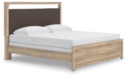 Hollymount - Upholstered Panel Bed