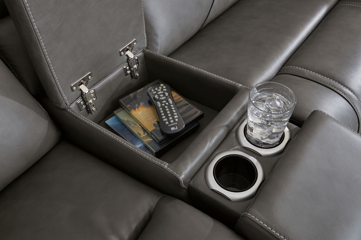 5Z-Harrenhurst - 6 Piece Power Reclining Sectional
