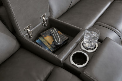 5Z-Harrenhurst - 6 Piece Power Reclining Sectional