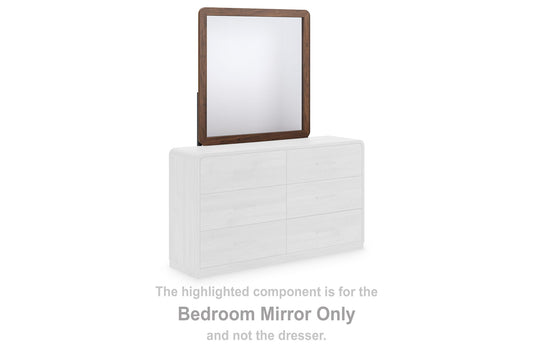 Hollinaze - Bedroom Mirror - Walnut Brown