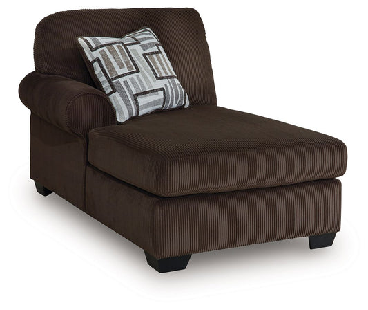 Landsings - LAF Corner Chaise - Chocolate