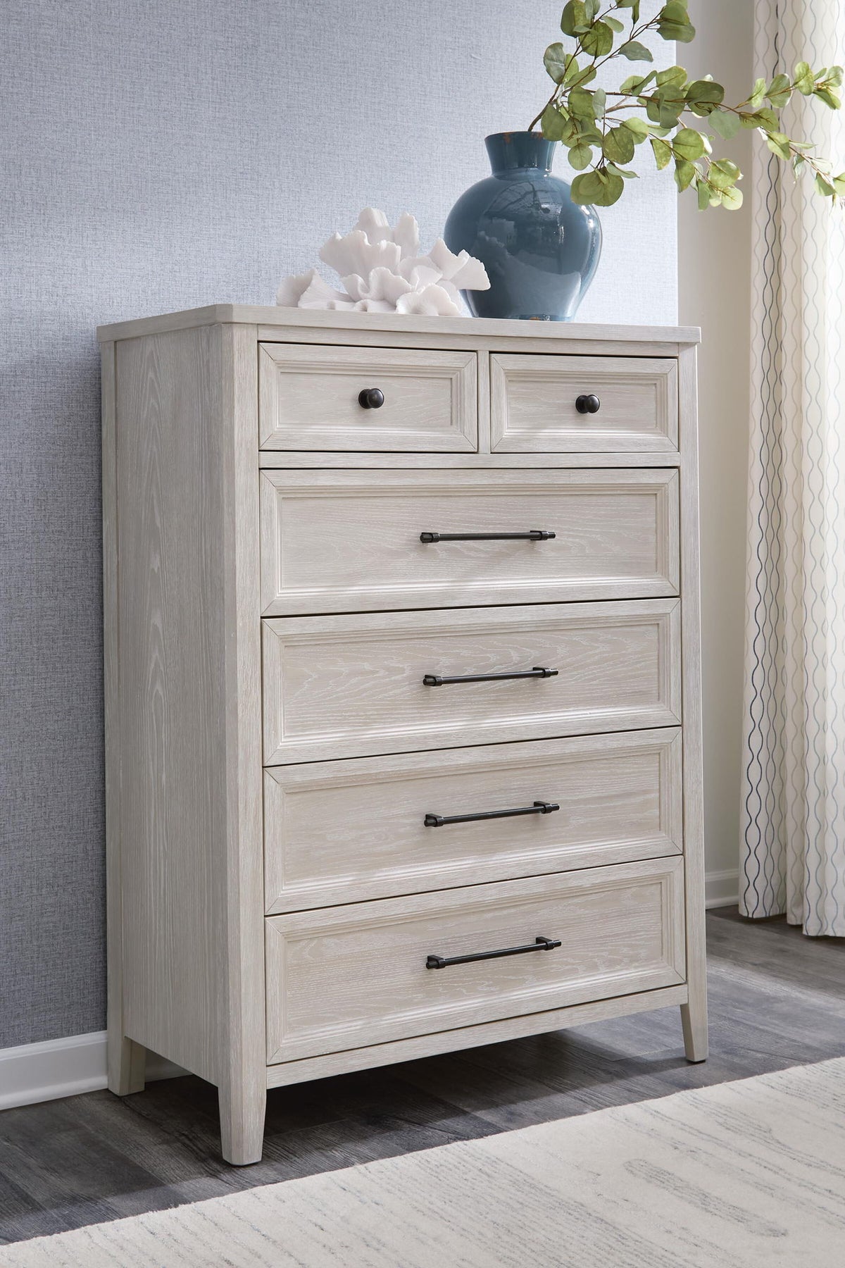 Cressenda - Six Drawer Chest - Dove White