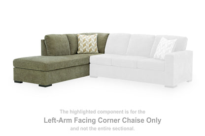 MaKaylen - LAF Corner Chaise - Moss