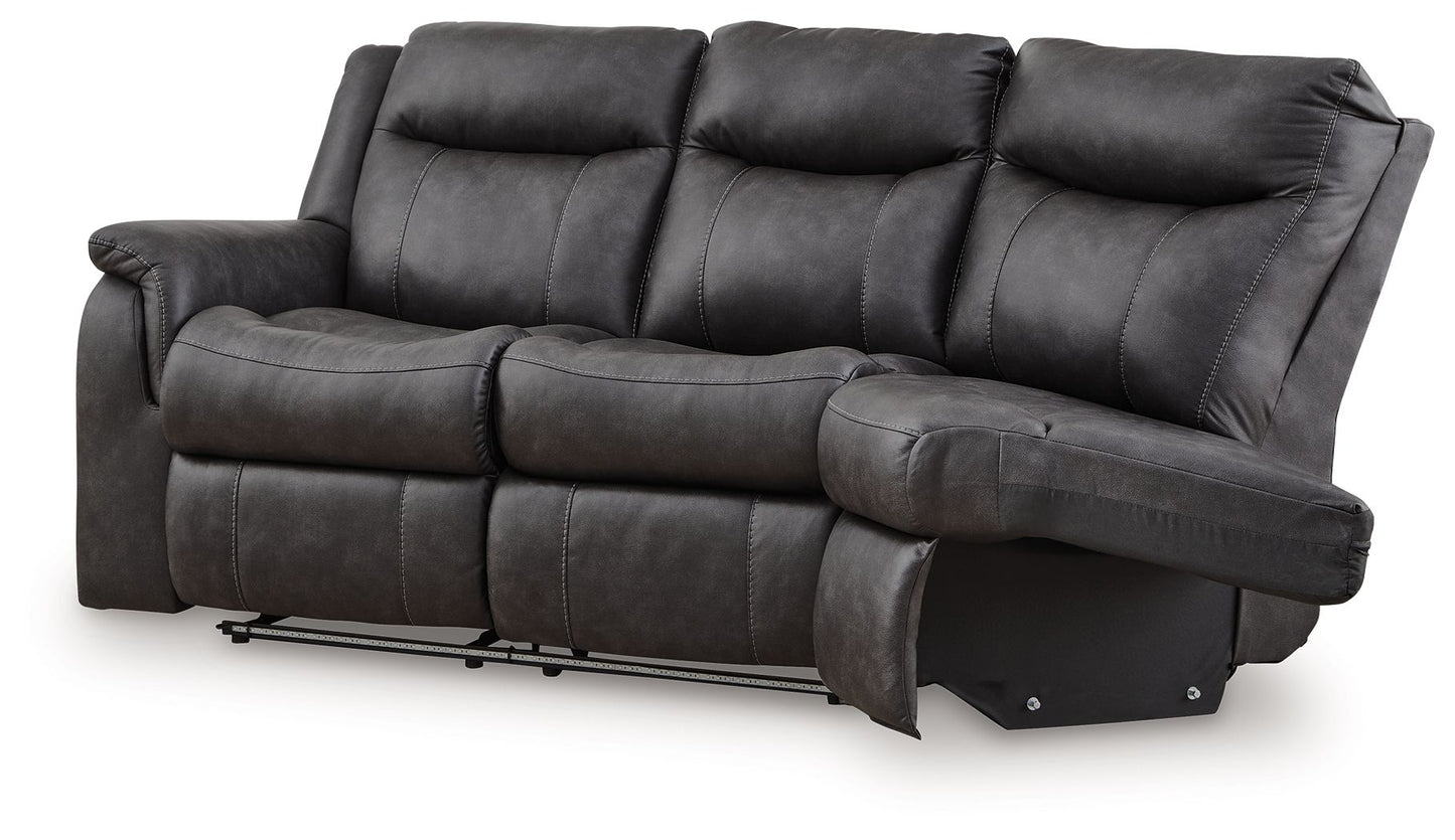 Perarrygin - LAF Reclining Loveseat - Eclipse