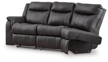 Perarrygin - LAF Reclining Loveseat - Eclipse