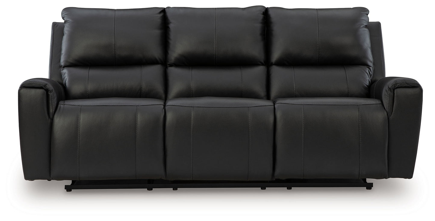 Danemere - Reclining Sofa - Black
