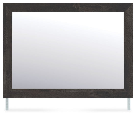Delmorta - Bedroom Mirror - Dark Gray