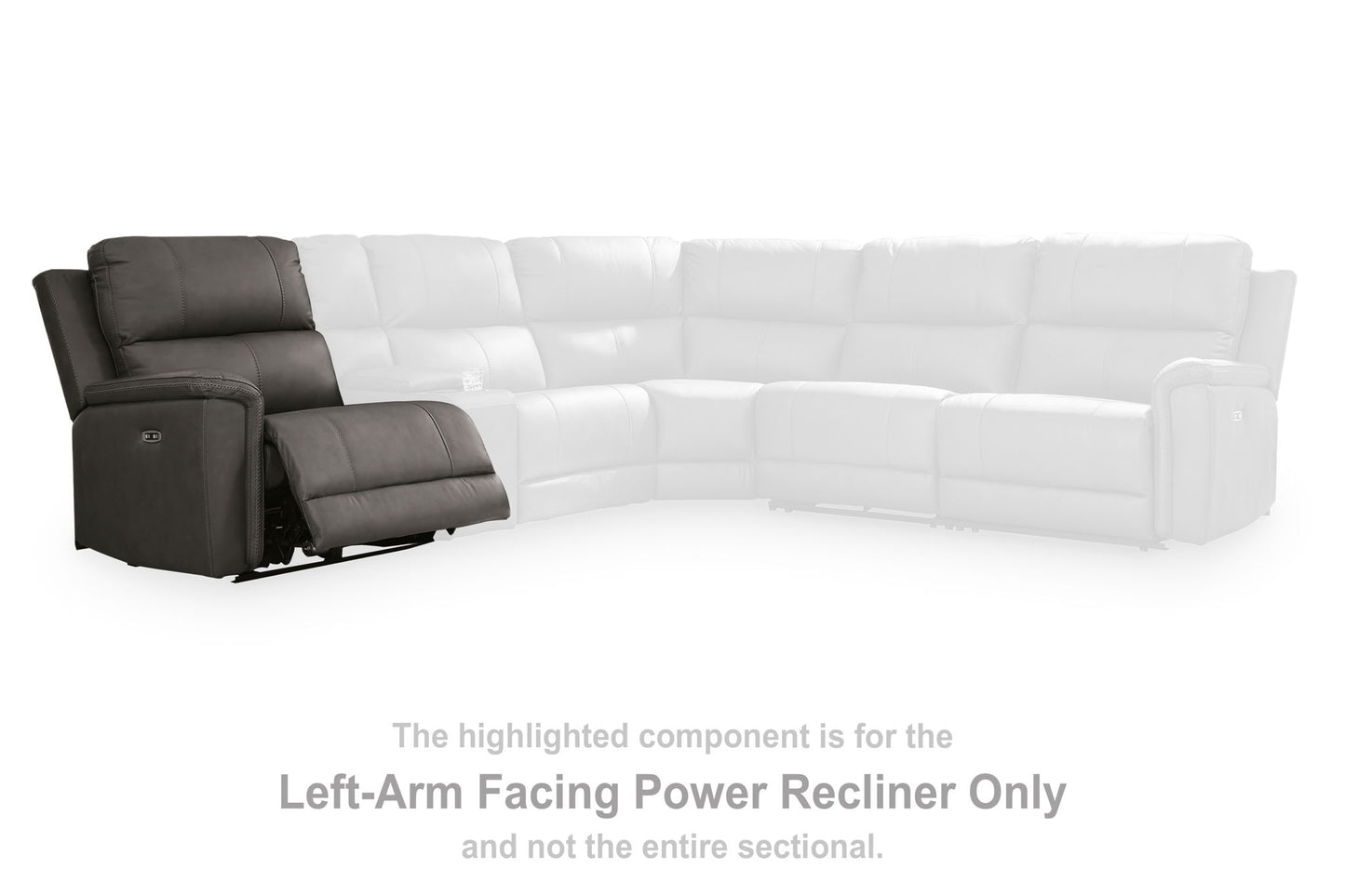 Beryton - LAF Zero Wall Power Recliner - Anchor