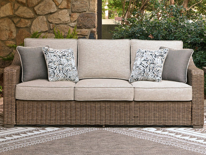 Revare Beach - Sofa With Cushion - Beige