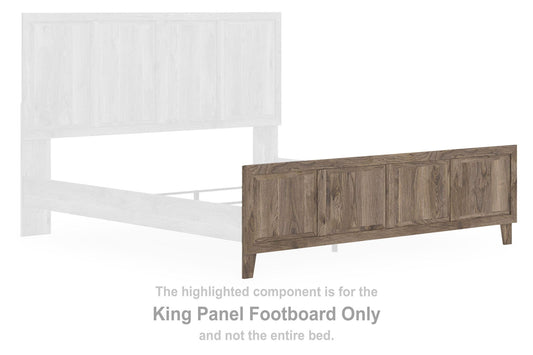 Keithland - King Panel Footboard - Brown