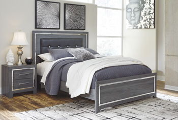 Lodanna - King Panel Footboard - Gray
