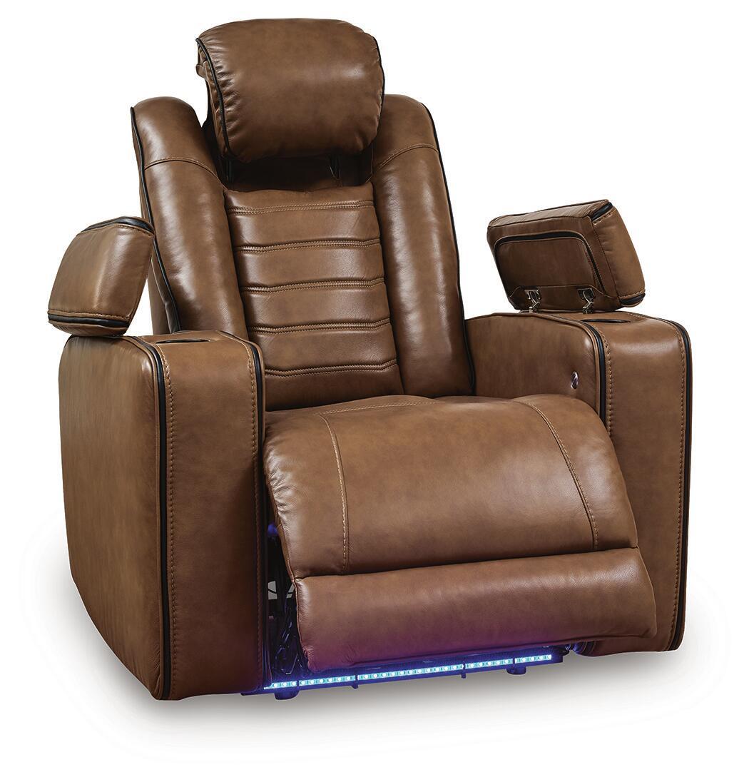 Metro Oasis - Power Recliner With Adjustable Headrest - Amber