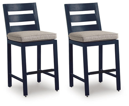 Mabry Shores - Barstool (Set of 2) - Blue