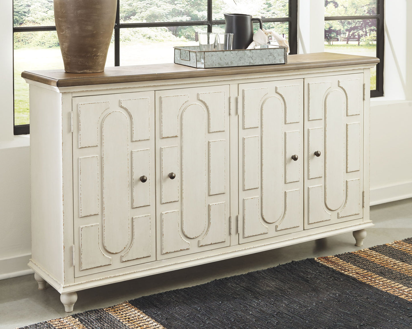 Roranville - Accent Cabinet - Antique White