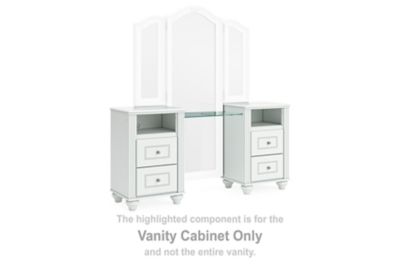 Maylilly - Vanity Cabinet - White