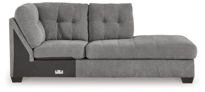 Marleton - Raf Corner Chaise - Gray