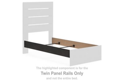 Delmorta - Twin Panel Rails - Dark Gray