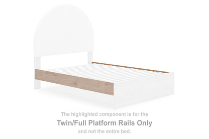 Shapella - Twin/Full Platform Rails - Tan