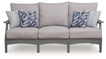 Lone View Bay - Sofa With Cushion - Gray