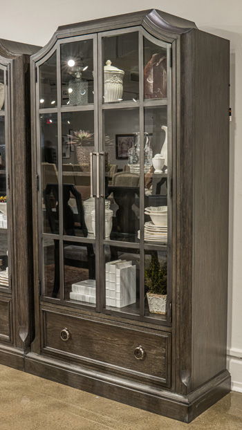 Bannette - Display Cabinet - Dark Brown