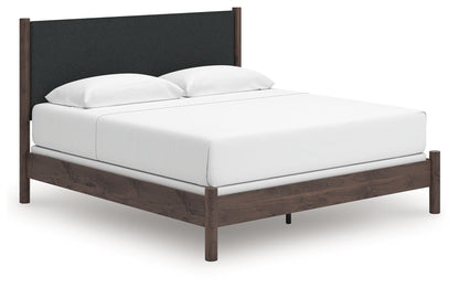 Cadmori - Upholstered Panel Bed