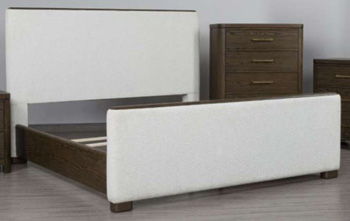 Darimore - Queen/King Panel Rails - Burnished Brown