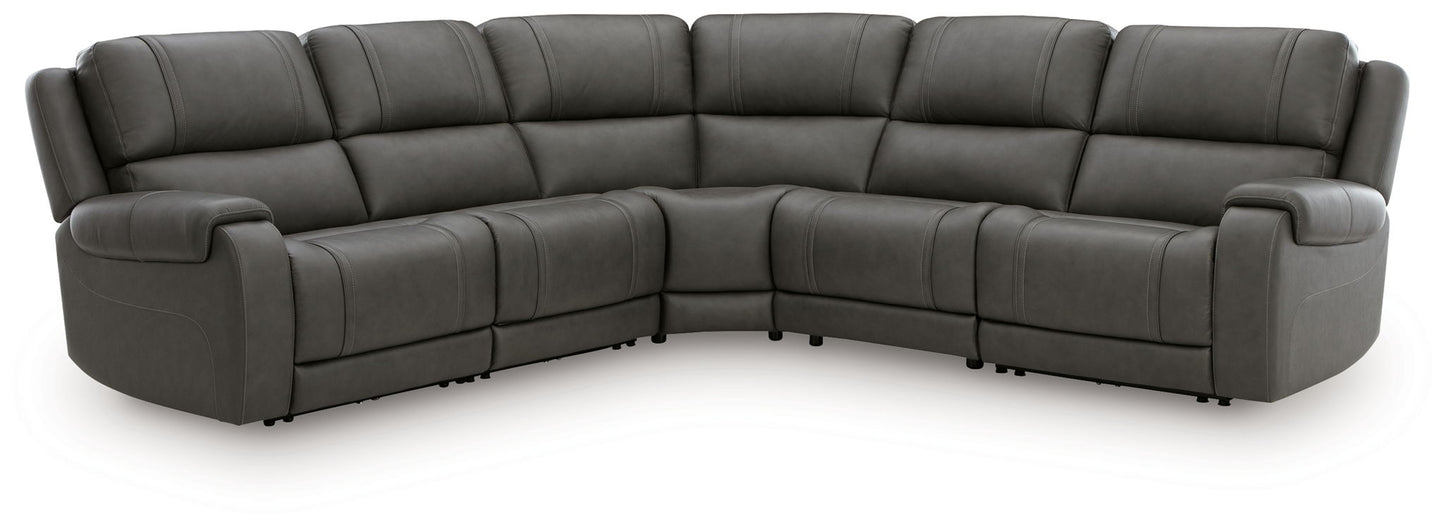 5Z-Harrenhurst - Power Reclining Sectional