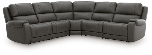 5Z-Harrenhurst - 5 Piece Power Reclining Sectional