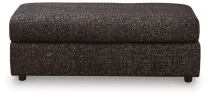 Coralene - Oversized Accent Ottoman - Onyx
