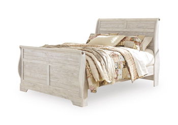 Willowton - King Sleigh Rails - Whitewash