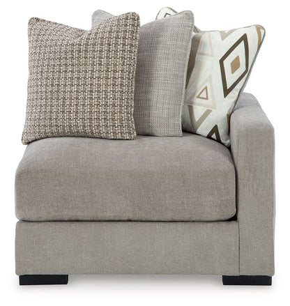 Aslan Court - Raf Corner Chair - Pebble