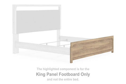 Hollymount - King Panel Footboard - Tan