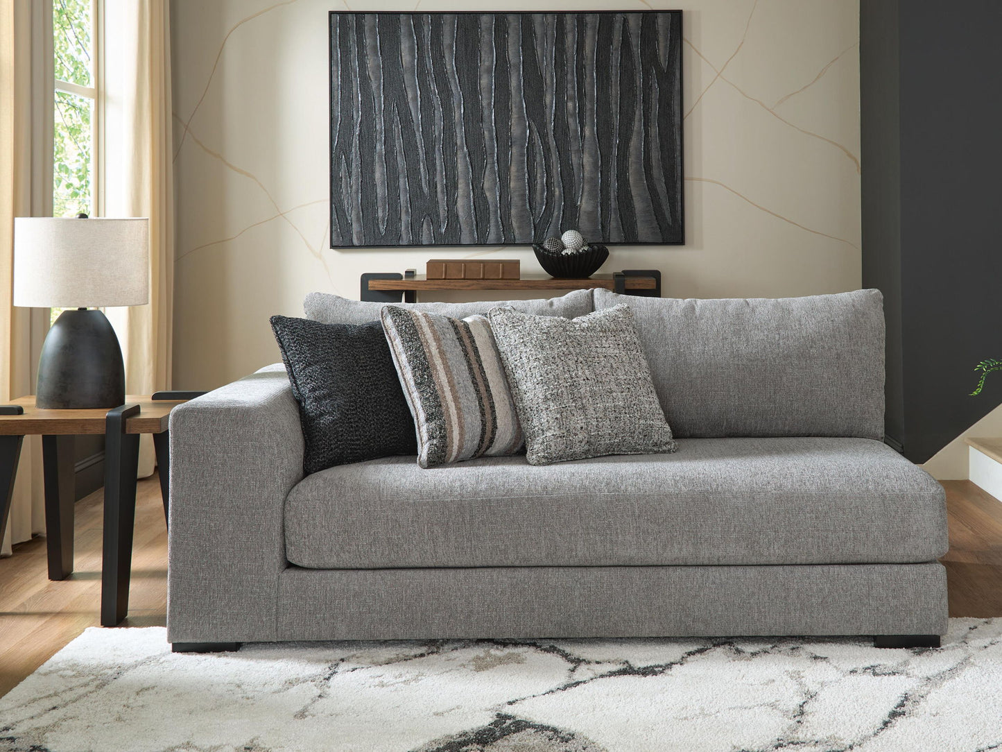 Ellington Pike - LAF Corner Chaise - Smolder