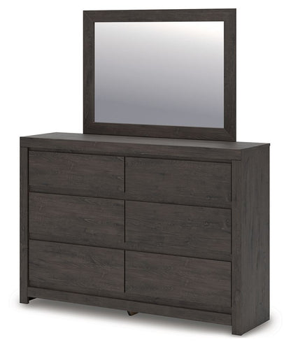 Parlayon - Dresser And Mirror - Charcoal