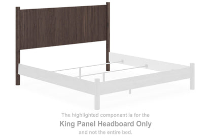 Cadmori - King Panel Headboard - Brown