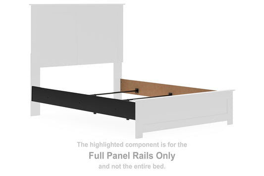Maribel - Full Panel Rails - Black