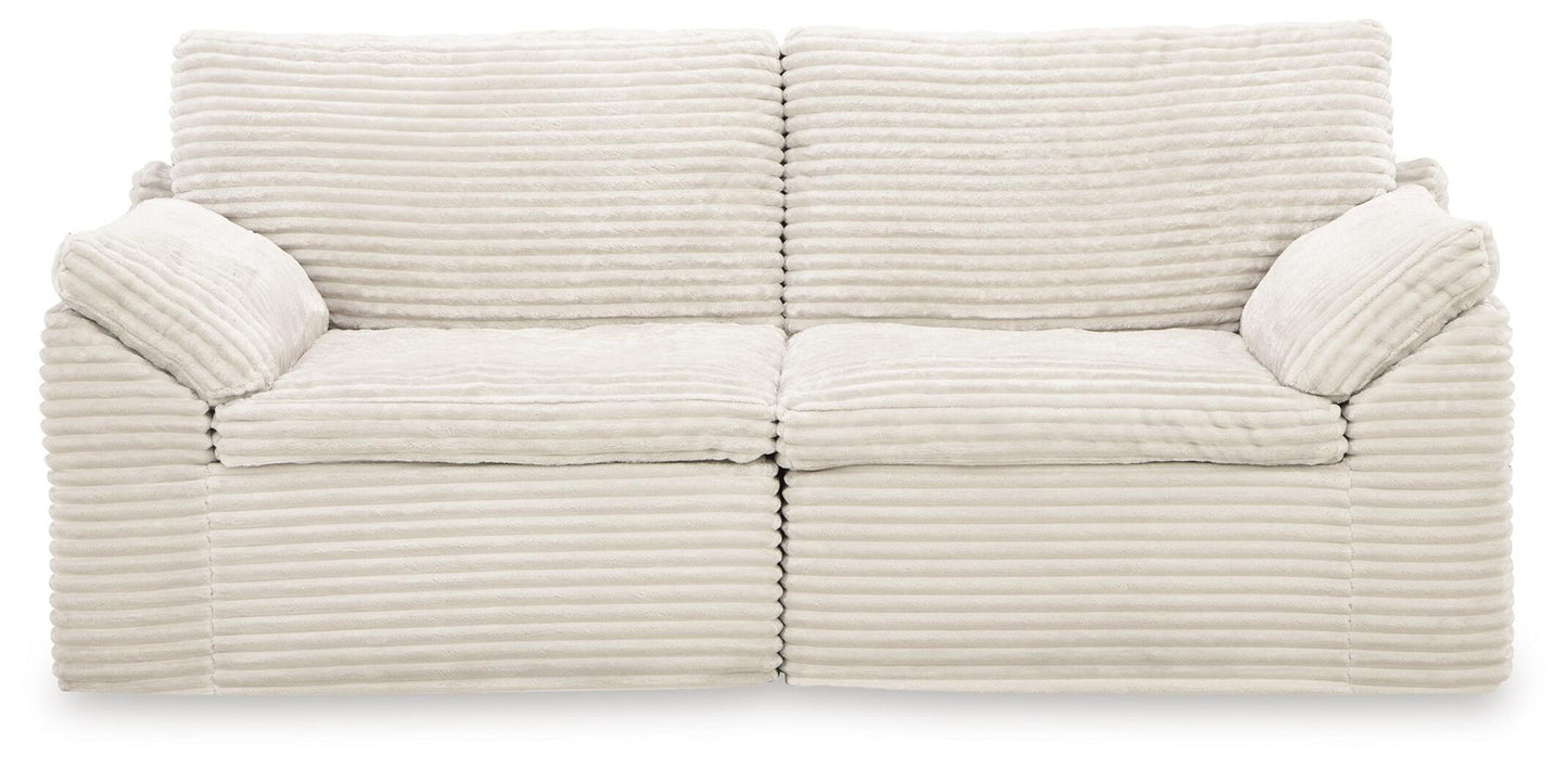 Canefield - LAF / RAF Corner Chair (Set of 2) - Ivory