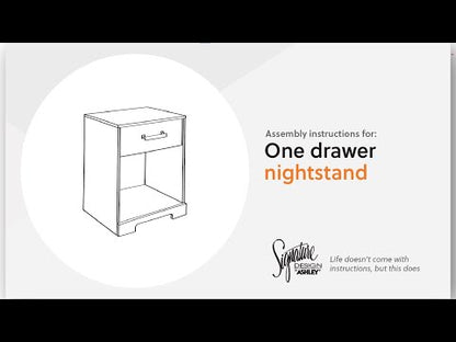 Shawburn - One Drawer Night Stand - Gray