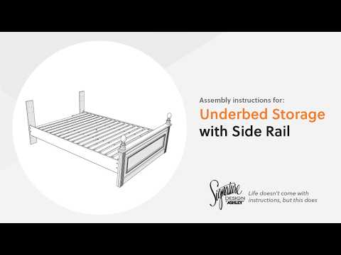 Maylilly - Twin/Full Side Storage With Rail - White