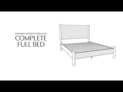 Cadmori - Full Panel Footboard With Rails - Tan