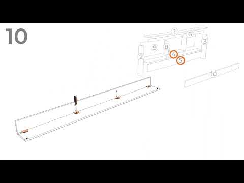 Oliah - Bookcase Storage w/Side Rail - Natural